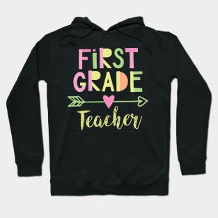 1st Grade Teacher Gift Idea Hoodie